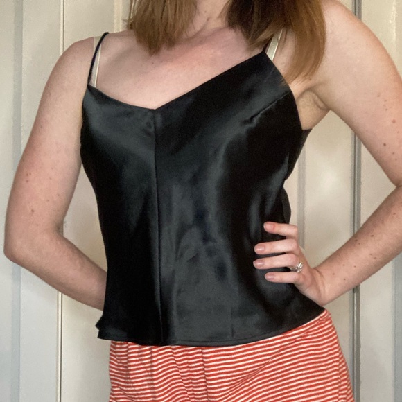 Vintage silky back tank top - Picture 3 of 4